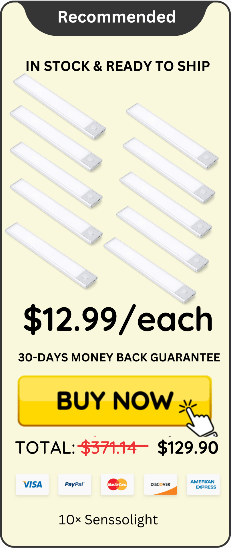 Senssolight offer price 